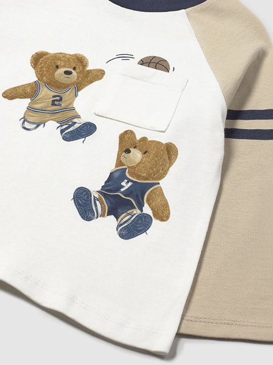 Kinderhemd Langarm Beige