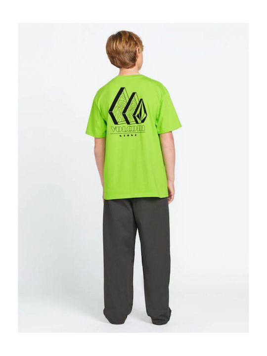Kids' T-shirt Electric Green Repeater