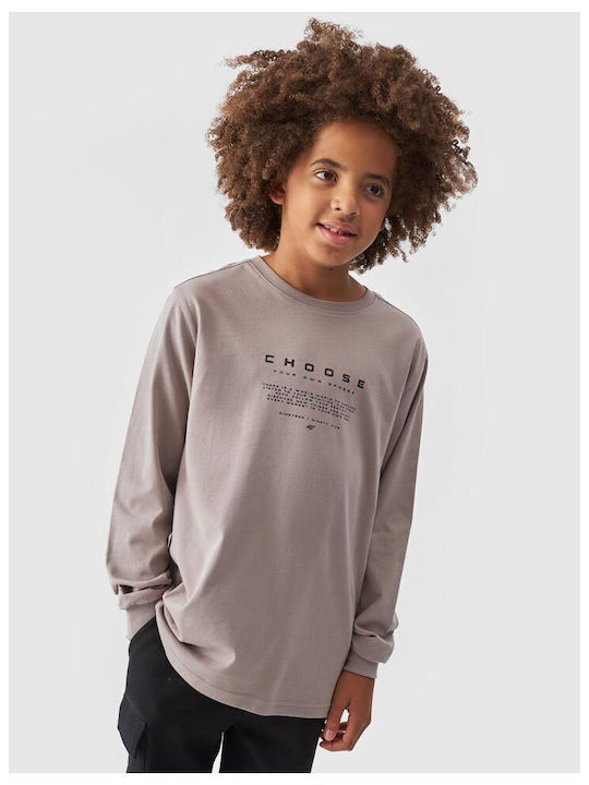 Kinderhemd Langarm Grey