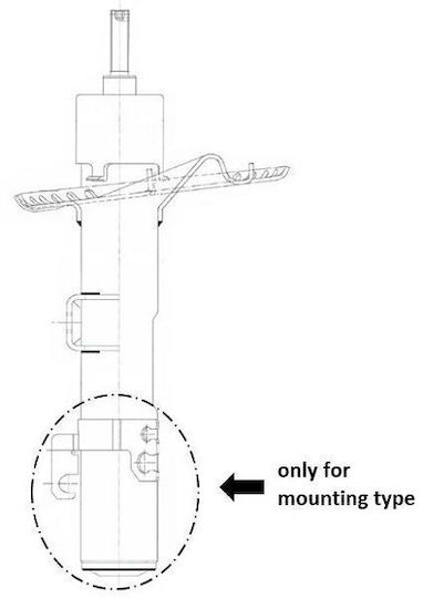Kayaba Αμορτισέρ για Volkswagen T5 / T6 / Transporter