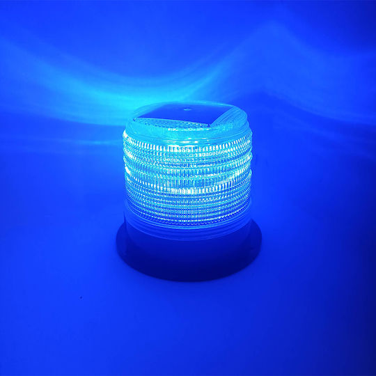 Φάρος Αυτοκινήτου LED 12V 11.8cm με Μπλε Φωτισμό