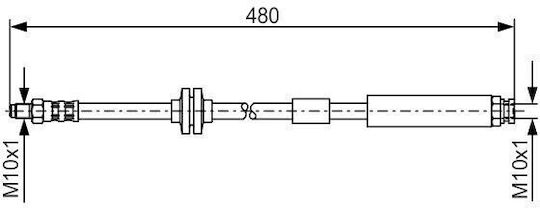 Bosch Brake Hose 1 987 476 824