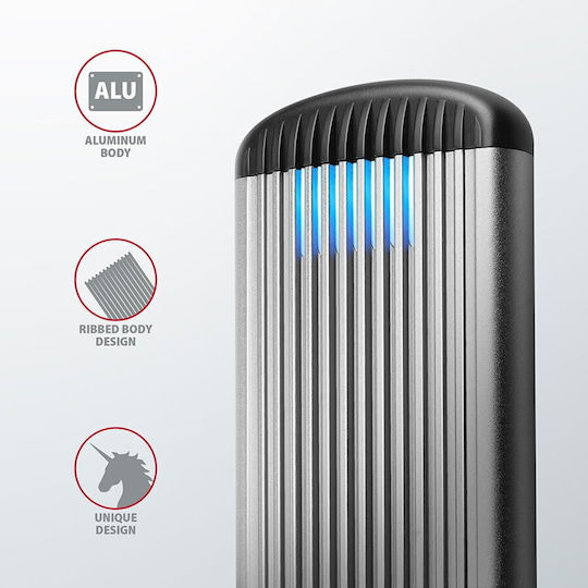 Axagon Θήκη για Σκληρό Δίσκο M.2 SATA III με σύνδεση USB 3.2