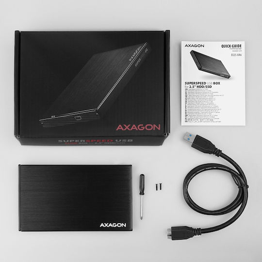 Axagon Θήκη για Σκληρό Δίσκο 2.5" SATA III με σύνδεση USB 3.2