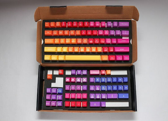 Ducky DKSA108-USADZZWSG Ключодържател Afterglow 108-ключов ABS Двоен Изстрел