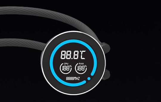 Darkflash DN-D360 Water Cooling AIO CPU With 3 Fans 120mm And ARGB Lighting