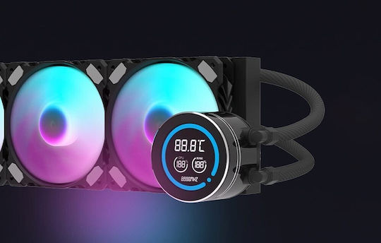 Darkflash DN-D360 Water Cooling AIO CPU With 3 Fans 120mm And ARGB Lighting