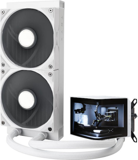 Tryx Panorama 240 Υδρόψυξη AIO CPU με 2 Ανεμιστήρες 120mm Λευκή