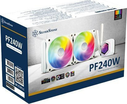 Silverstone PF240W-ARGB V2 v2 Υδρόψυξη AIO CPU με 2 Ανεμιστήρες 120mm Λευκή