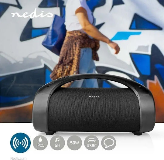 Nedis Bluetooth високоговорител 50W с живот на батерията до 6 часа Черен SPBB315BK