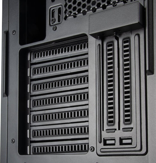 Silverstone Seta H1 Gaming Midi Tower Κουτί Υπολογιστή με Πλαϊνό Παράθυρο και RGB Φωτισμό Μαύρο