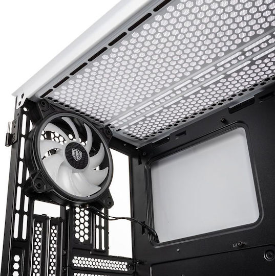 Kolink Citadel Mesh RGB Gaming Midi Tower Κουτί Υπολογιστή με Πλαϊνό Παράθυρο Λευκό