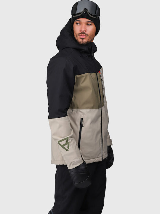 Brunotti Flynners 2521200045-4008 Ανδρικό Μπουφάν για Σκι & Snowboard Πολύχρωμο