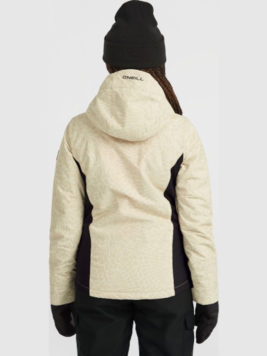 O'Neill Women's Ski & Snowboard Jacket Beige 1500140-17525