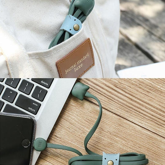 Maoxin Vitality Cat Flat USB-A la Cablu Lightning Gri 1m