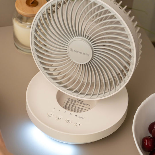 Morris USB Folding Fan 4W White MDF-15241