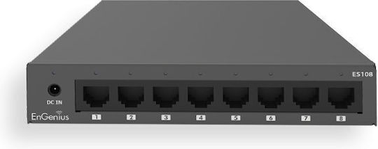 EnGenius ES108 Unmanaged L2 Switch με 8 Θύρες Ethernet