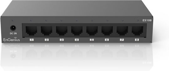 EnGenius ES108 Unmanaged L2 Switch με 8 Θύρες Ethernet