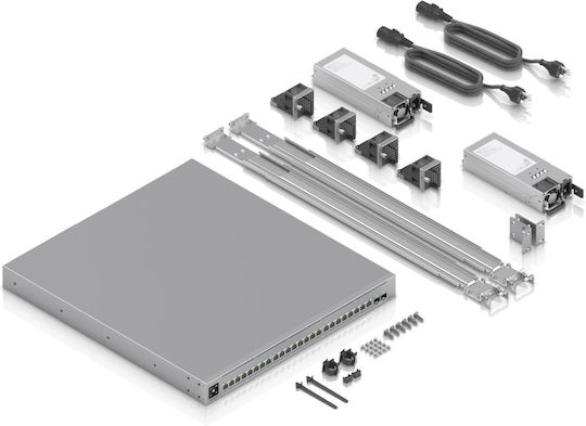 Ubiquiti Enterprise Campus 24 PoE Managed L2 / L3 PoE++ Switch with 24 Gigabit (1Gbps) Ethernet Ports and 2 SFP Ports