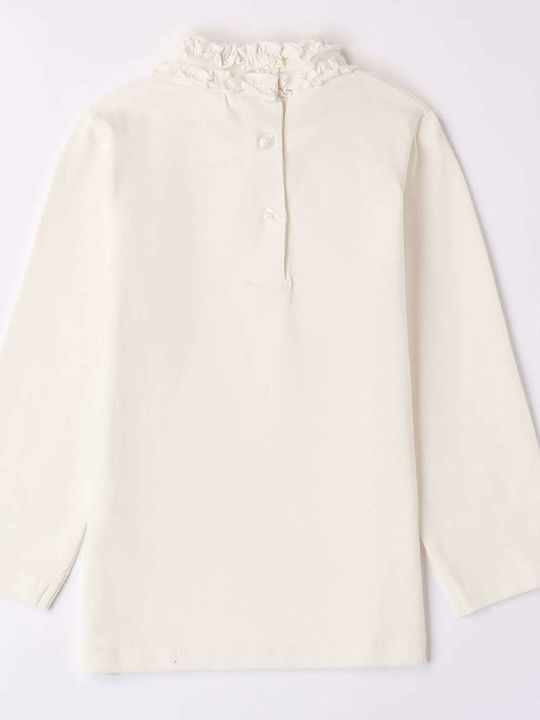 Παιδική Μπλούζα Μακρυμάνικη Off White Long