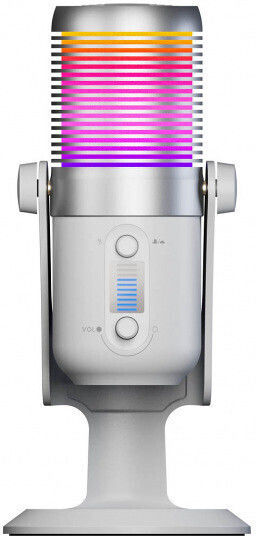 Rampage Diyez RGB Δυναμικό Microfon de birou în Culoarea White