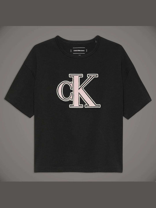 Kids' T-shirt Black Monogram