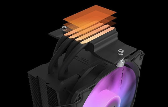 Darkflash Z4 Pro Mist CPU Cooling Fan with RGB for AM4/AM5/1200/115x/1700 Socket
