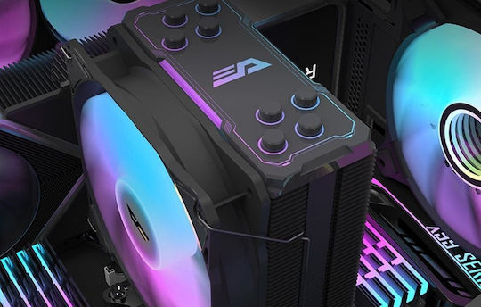 Darkflash Z4 Pro Mist CPU Cooling Fan with RGB for AM4/AM5/1200/115x/1700 Socket