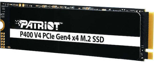 Patriot P400 V4 SSD 4TB τύπου M.2 με σύνδεση PCI Express 4.0 (PS5 Compatible) P400VP4TBM28H