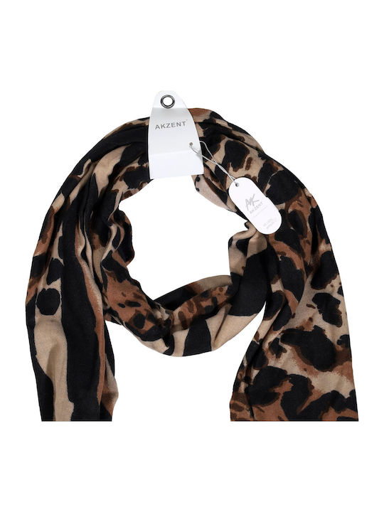Women's Wool Scarf Black
