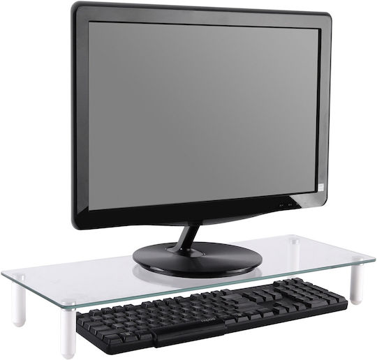 Equip Επιτραπέζια Βάση Οθόνης Λευκή (650882)