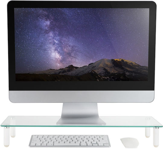 Equip Επιτραπέζια Βάση Οθόνης Λευκή (650882)