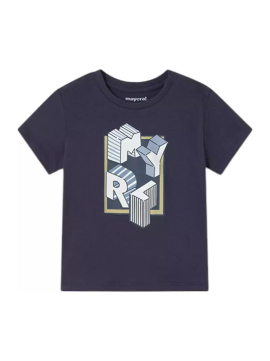 Kinder-T-Shirt marineblau