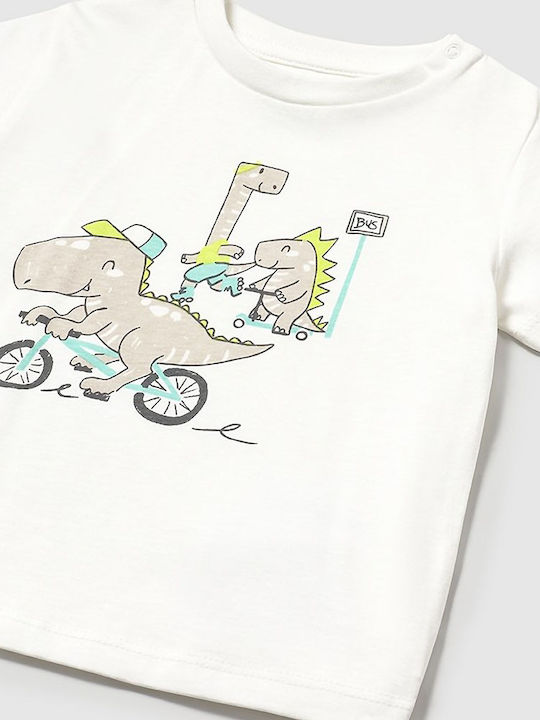 Παιδικό T-shirt Κρεμ