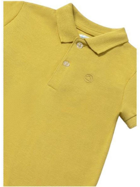Παιδικό Polo Κοντομάνικο Ωχρα Basic