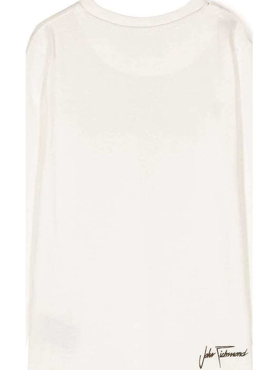 Kids Long-sleeved White Top