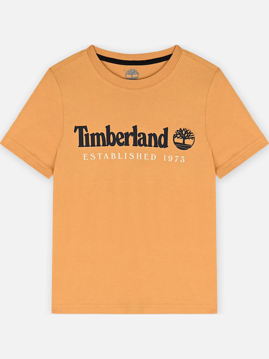 Παιδικό T-shirt Μουσταρδί