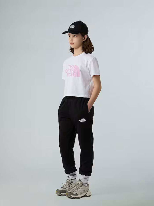 Παιδικό Crop Top Κοντομάνικο Λευκό EASY