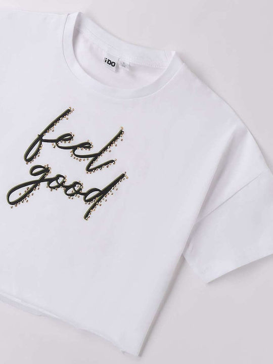 Παιδικό T-shirt Optical White