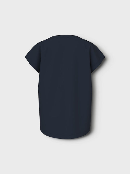 Kids' Shirt Short Sleeve Blue Jersey