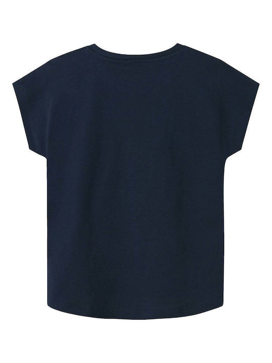 Kids' Shirt Short Sleeve Blue Jersey