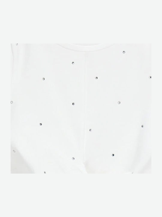 Παιδική Μπλούζα Κοντομάνικη Bright White