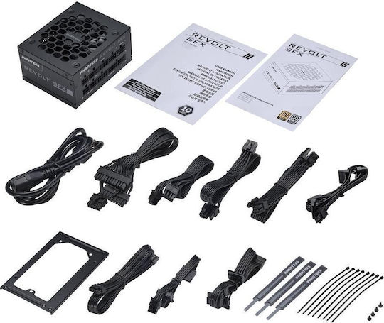 Phanteks Revolt 850W Schwarz Computer-Netzteil Vollständig modular 80 Plus Platin