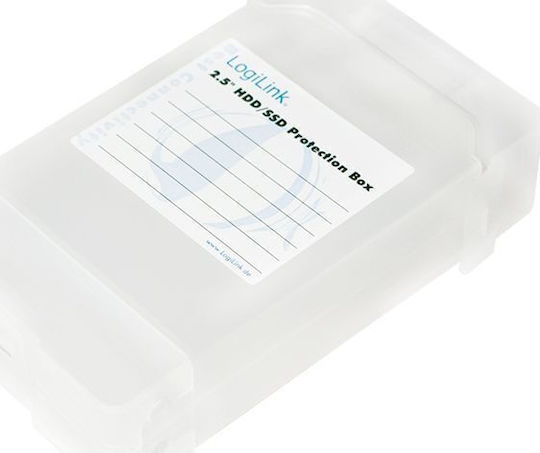 LogiLink HDD Protection Box for 2x 2.5" HDDs Λευκό UA0277