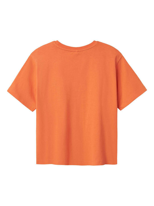 Kinderoberteile T-Shirt Orange