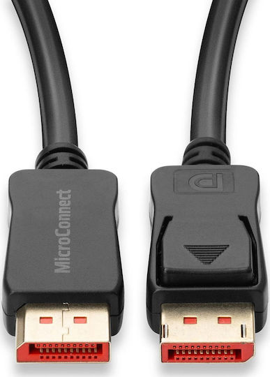 Microconnect Cable DisplayPort male - DisplayPort male 2m Μαύρο (MC-DP-MMG-200V1.4)