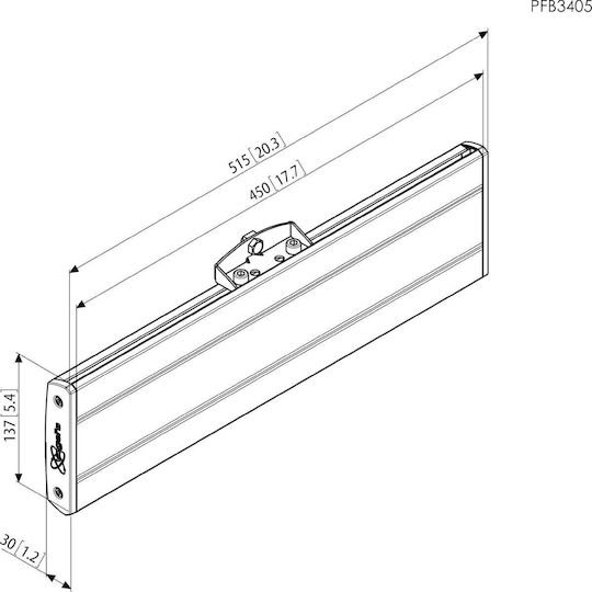 Vogel's Αντάπτορας VESA Μαύρο 7234050