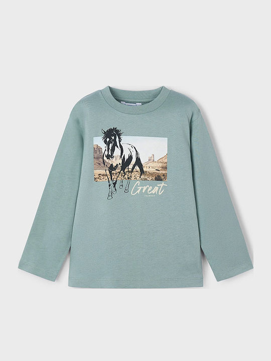 Kids' Shirt Long Sleeve Green