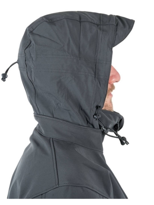 Helikon Tex Gunfighter Jacket Shark Skin Windblocker Κυνηγετικό Μπουφάν Fleece Navy Blue