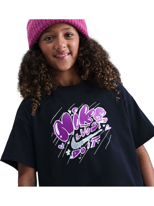 Kids' T-shirt Black Sportswear